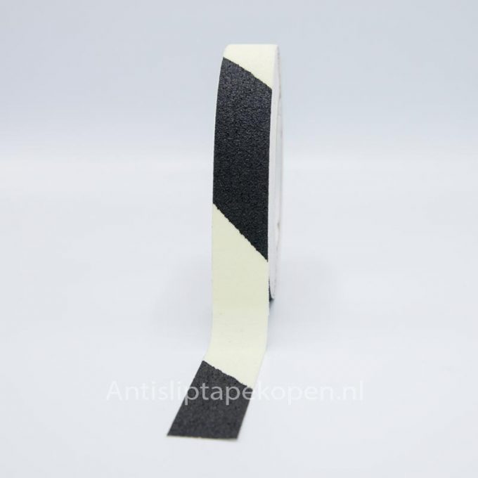 anti-slip tape zwart-wit 25 mm